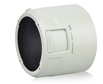 Canon 100-400mm ズームレンズ ET-83C Amazon | JJC製 Canon ET-83D 白 レンズフード 100-400 II